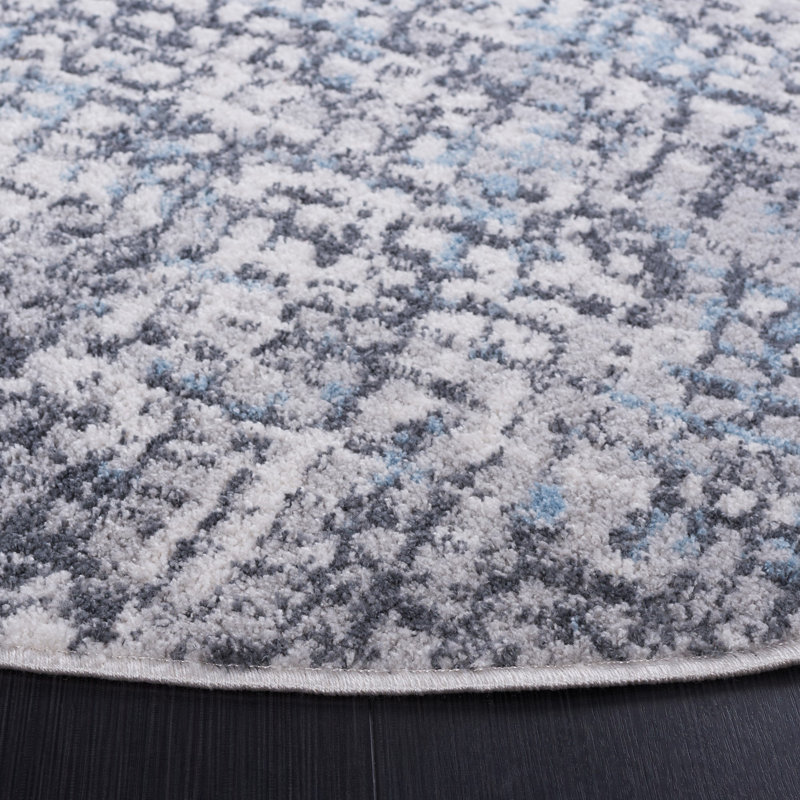 Ethellee Performance Abstract Rug, Rectangle 4' x 6'
