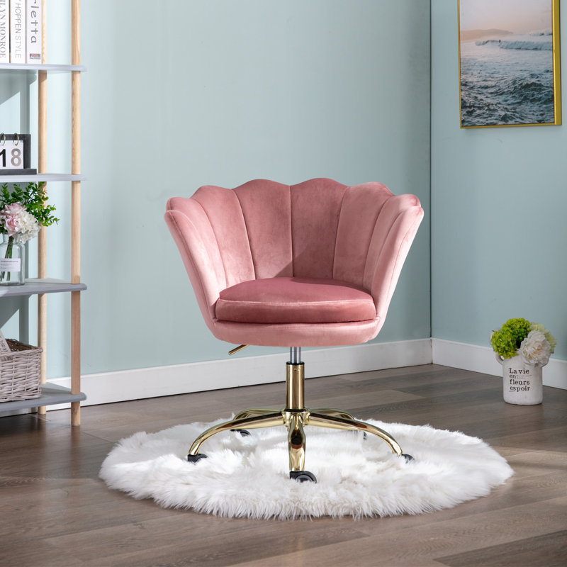 Aderinsola Office Chair, Pink