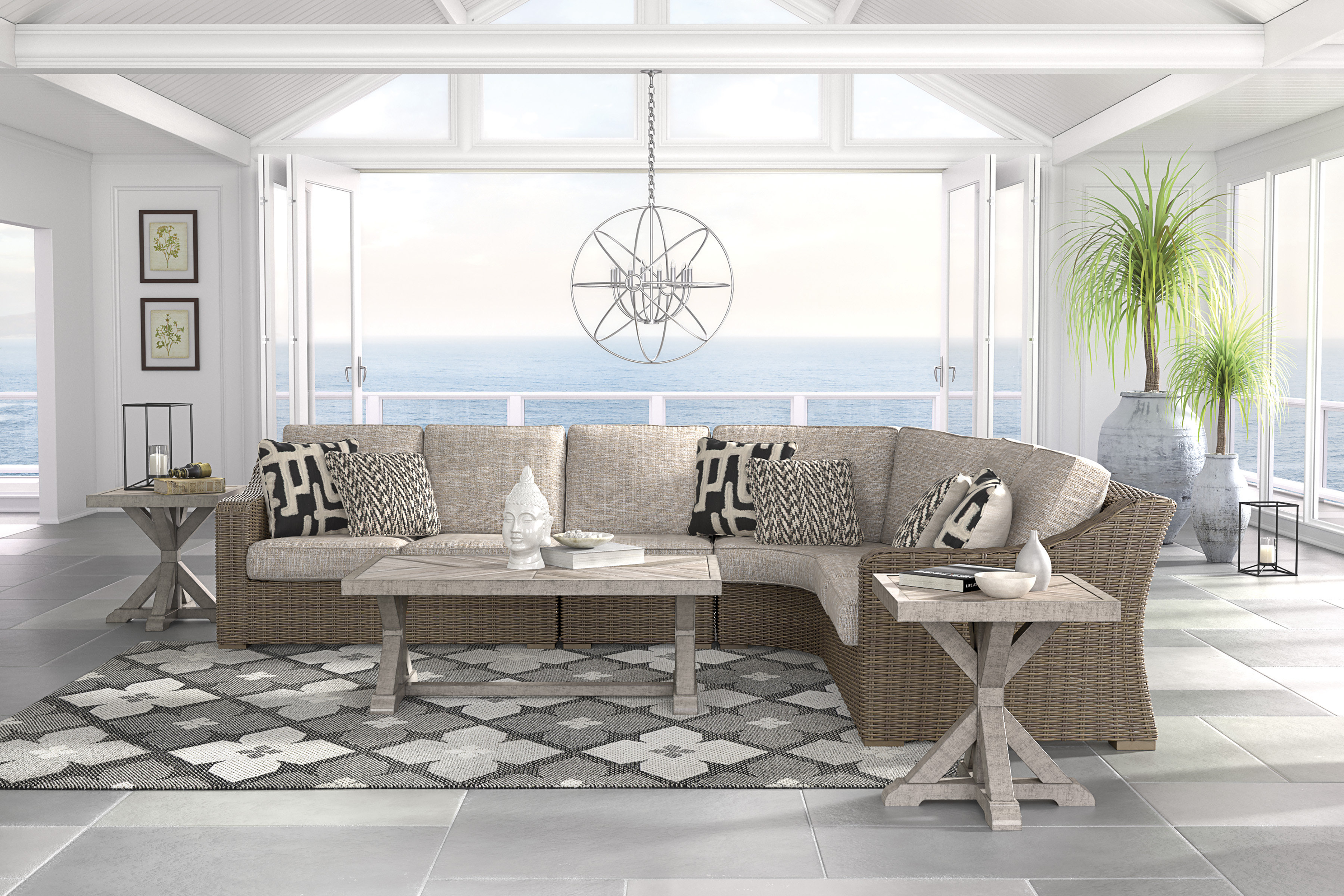 Gilchrist - Person Patio Conversation Sets with Cushions