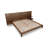 Finnian Unfinished Solid Wood Panel Headboard Design Bed with Drawers-92929641-97243632