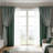 Blackout Curtains With Sheer Ruffles - Double Layer Window Drapes For Light Blocking And Privacy - Farmhouse Rustic Design With Grommet Top-436124113-436123964