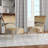 Upholstered Floral Side Chair - Modern floral Accent Chair-90396867