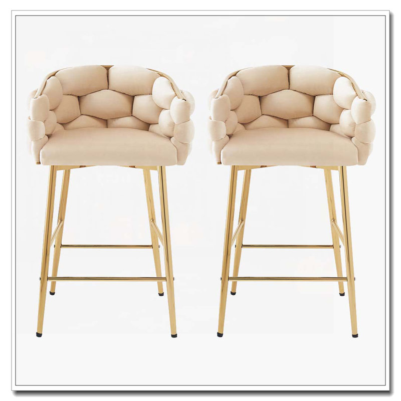 Tabouret de bar 28 po, Beige