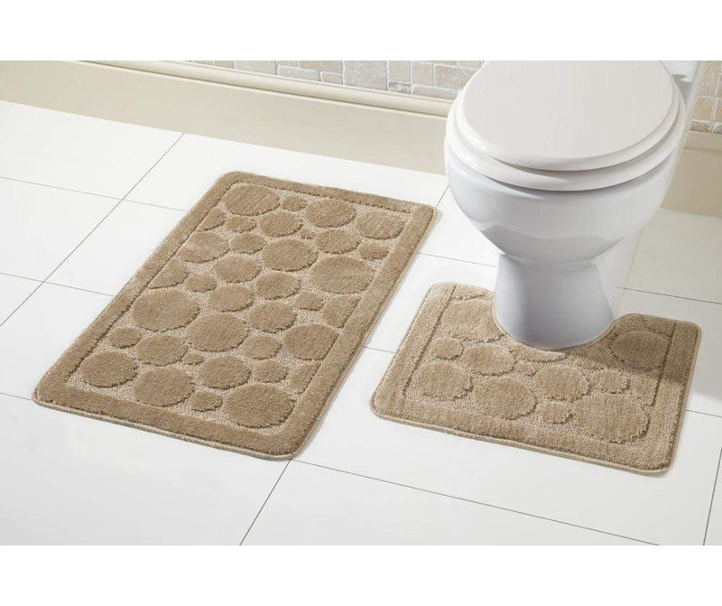 Non-Slip Bath Mat, Brown