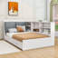 Lit plateforme simple en bois avec tablettes et tiroirs Johnnel-1874657398