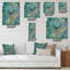 Horloge murale Glam Nature et marbre doré-830938035