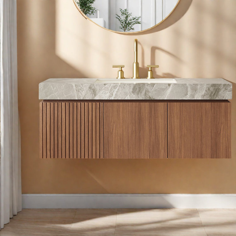 Meuble-lavabo et lavabo flottant Modern