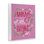 Art mural sur toile «Merry and Bright Pink Pine» par Louise Allen Designs