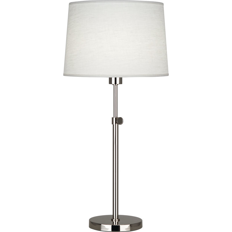 Koleman Adjustable Metal Buffet Lamp, Polished Nickel