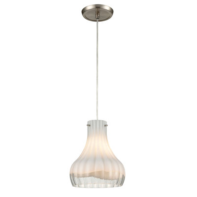 Mini-luminaire suspendu 1 lumière Coastal Scallop