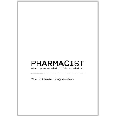Pharmacist Dealer - Print