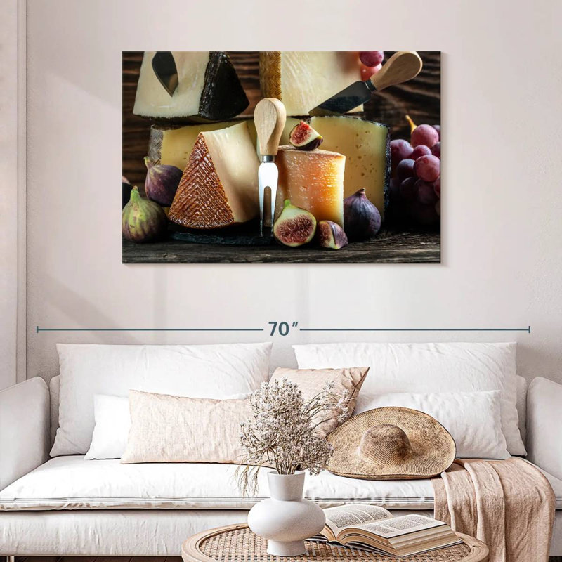 Yarlin Cheese Wedges, 30" H x 45" W