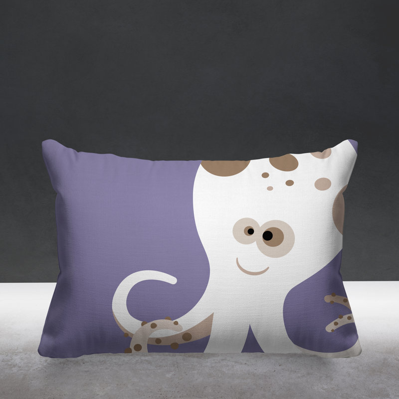 Reversible Throw Pillow, Iris