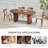 70.87" Oval Dining Table-705604080