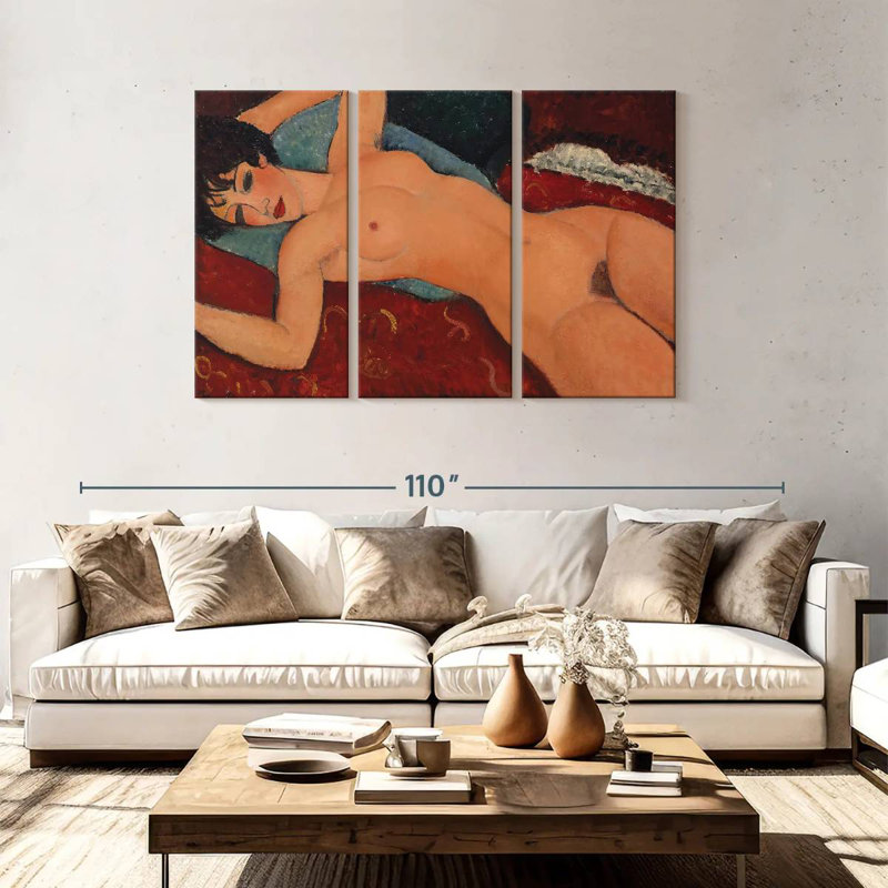 Leisha Nu Couche, 48" H x 74" W