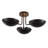 3 - Light Modern Sputnik Semi Flush Mount Ceiling Light-1159085172