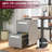 Abheek 15.4 " Wide Fully Assembled 2 Drawers Steel Mobile Vertical Filing Cabinet With Lock For Home Office