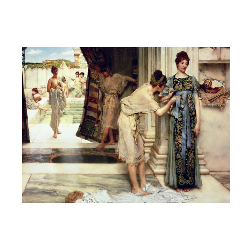 Lawrence Alma-Tadema The Frigidarium, 1890 Canvas Art, 35" H x 47" W