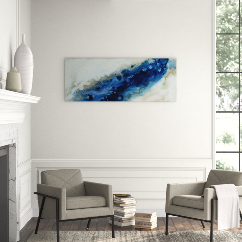 The Passage Painting, 30" H x 77" W x 1.5" D, Glass Coat