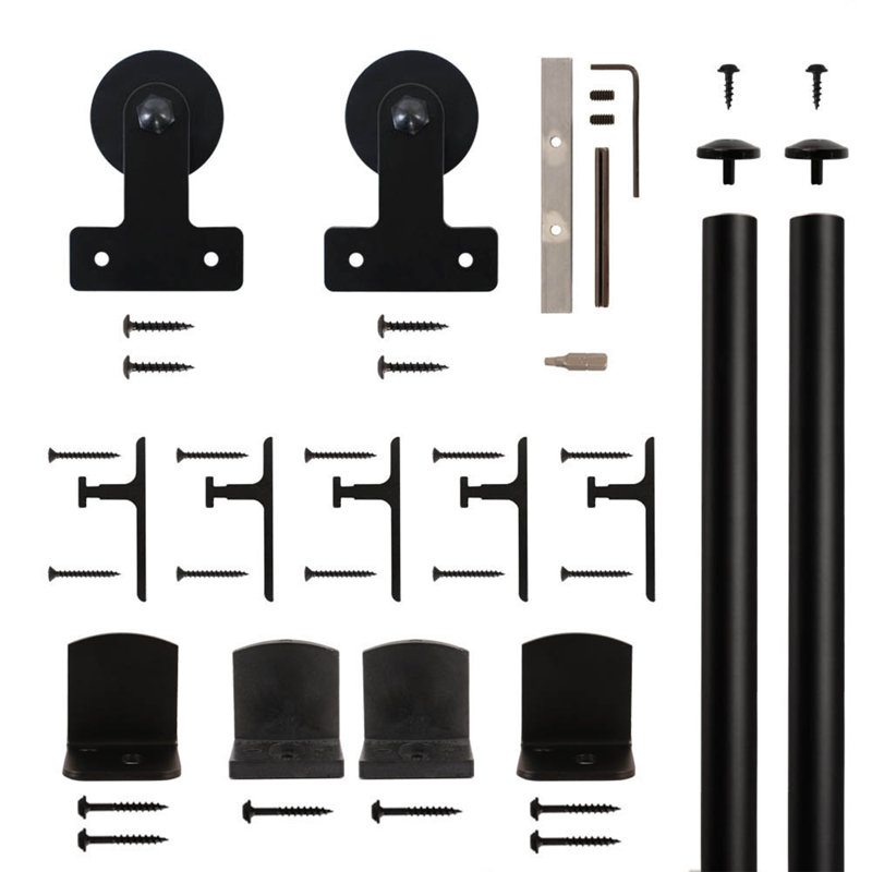 American Home Single Door Barn Door Hardware Kit