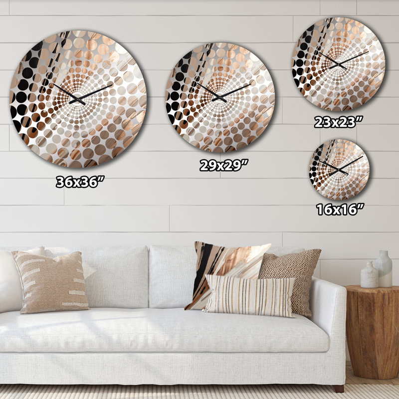 Kilton - Horloge murale abstraite en marbre, Petit