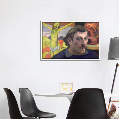 Self Portrait With The Yellow Christ by Paul Gauguin - Gallery-Wrapped Canvas Giclée on Canvas