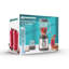 Daewoo 2-Piece 800W Stainless Steel Smoothie Maker Glass Jug Blender For Soup Sauce Juice Paste With Coffee Grinder
