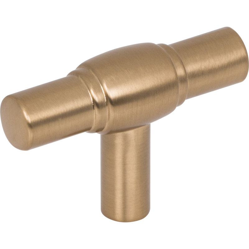 Hayworth 2" Length "T" Knob, Satin Bronze