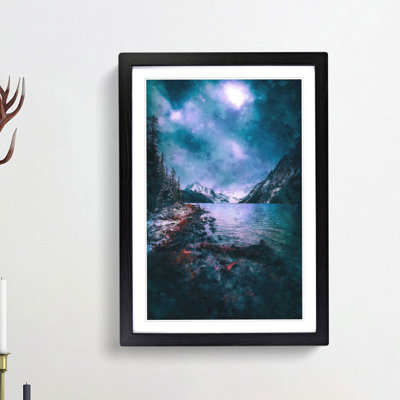 Chephren Lake in Canada - Wall Art