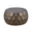 Table basse ronde en aluminium 32 po