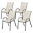 Outdoor Chairs Set of 4,Stackable Chairs