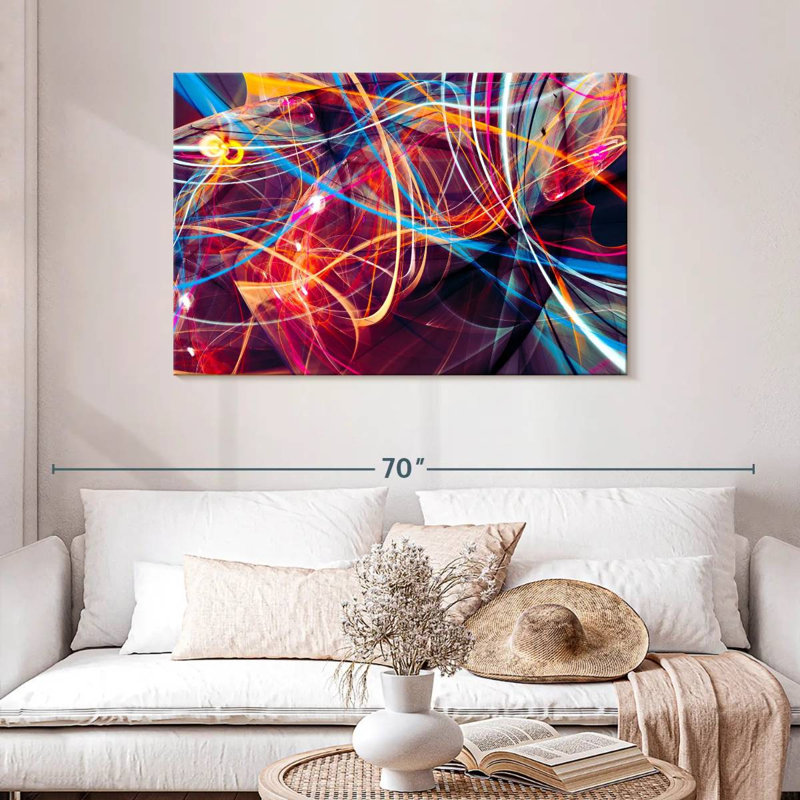 Avery Neon Light Streams, 30" H x 45" W