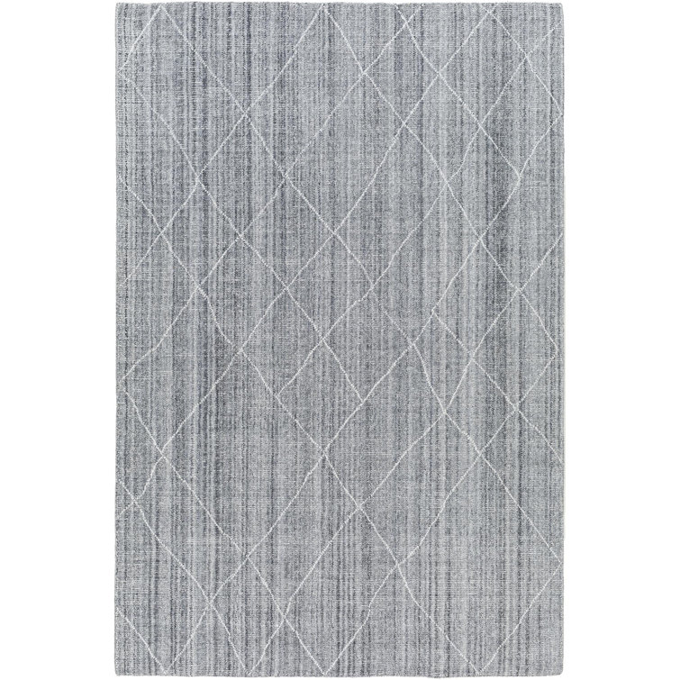 Geometric Area Rug in Gray