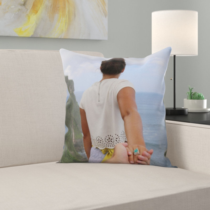 Microsuede Throw Pillow