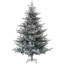 Arbre de Noël artificiel 7,5 pi avec base en métal pliable