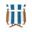 Newport Premium Teak Director's Chair with Striped Cushions