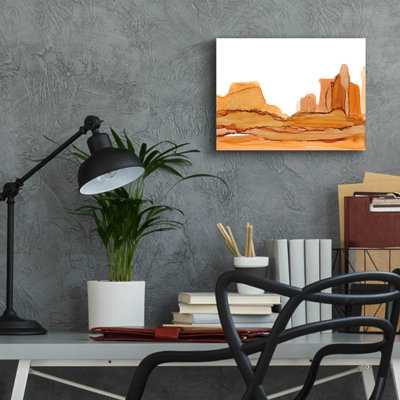 «Brownscape II» par Chris Paschke, art mural en verre acrylique