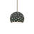 Dimartino 1-Light Pendant - Matte White - Antique Brass - 7"W x 6"H - Replaceable Bulb - Rigid Stem-1997878805-1997878804-1997878801