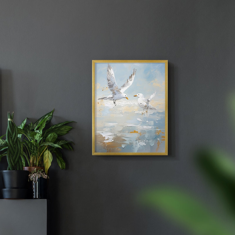 NAUTICAL Series CDLVI - Reproduction encadrée de qualité supérieure - Prêt à être accroché - Aucun clou requis