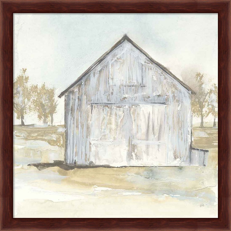 «White Barn» par Chris Paschke, art encadré (ensemble de 2)