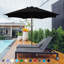 Parasol de marché 108 po avec fonction de levage à manivelle et inclinaison Selest-2032441850