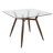 Palermo Glass Top Metal Base Dining Table-28571445-90482687-90482688