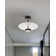 Aurlie 1 - Light Matte Black LED Geometric Pendant
