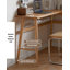 Bureau simple en bois massif en forme de L-1118258471