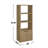 70.75'' H Media Shelves