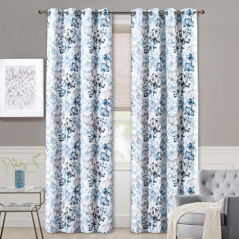 Room Darkening Curtain Pair, Navy