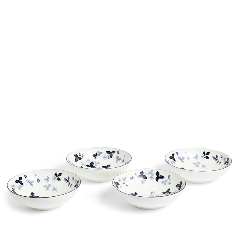 Wild Strawberry Inky Blue 15-Piece Dinnerware Set
