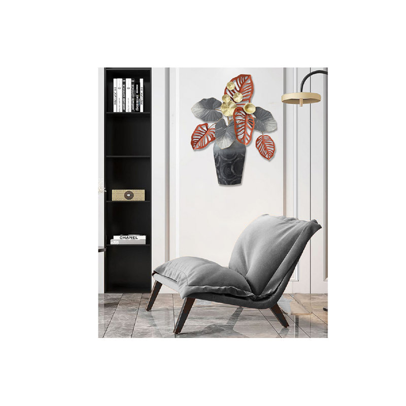 Coastal Plants & Flowers Wall Decor on Metal