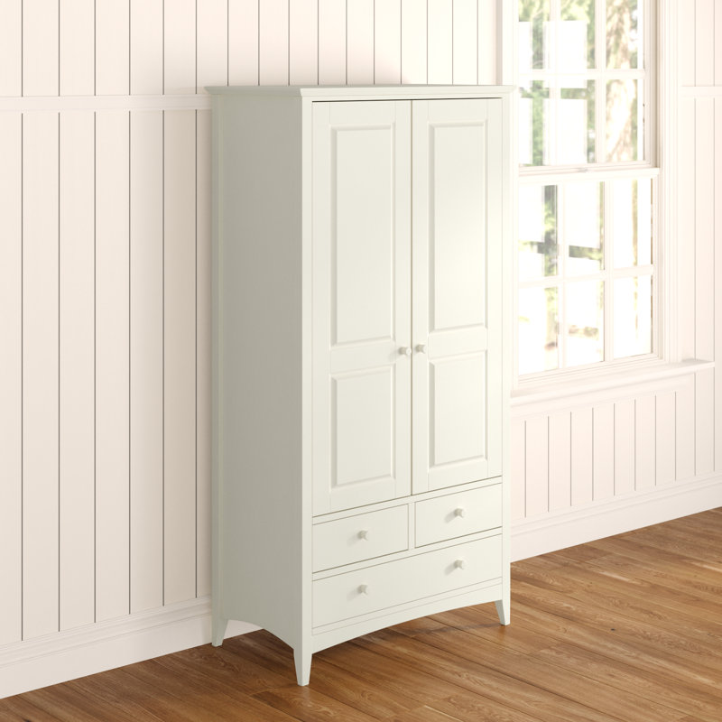 Eckhardt 2 Door Wardrobe, Soft Cream