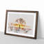 Sunlight Through the Oak Tree - Picture Frame Graphic Art Print on MDF-56877581-56877582